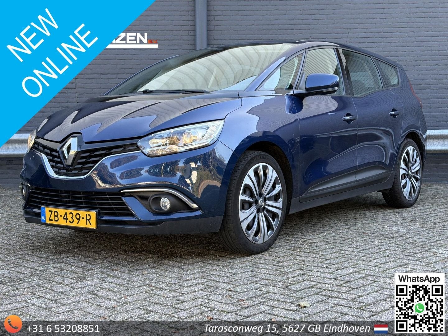 Renault Grand Scenic 1.3 TCe Life 7p., Auto's, Monovolume, 139 g/km, Blauw, Handgeschakeld