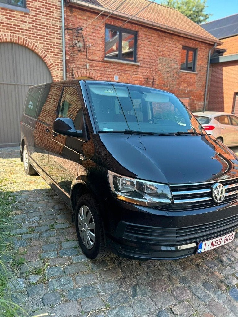 Vw t6 5 place, Auto's, Voorwielaandrijving, Euro 5, Stof, Zwart