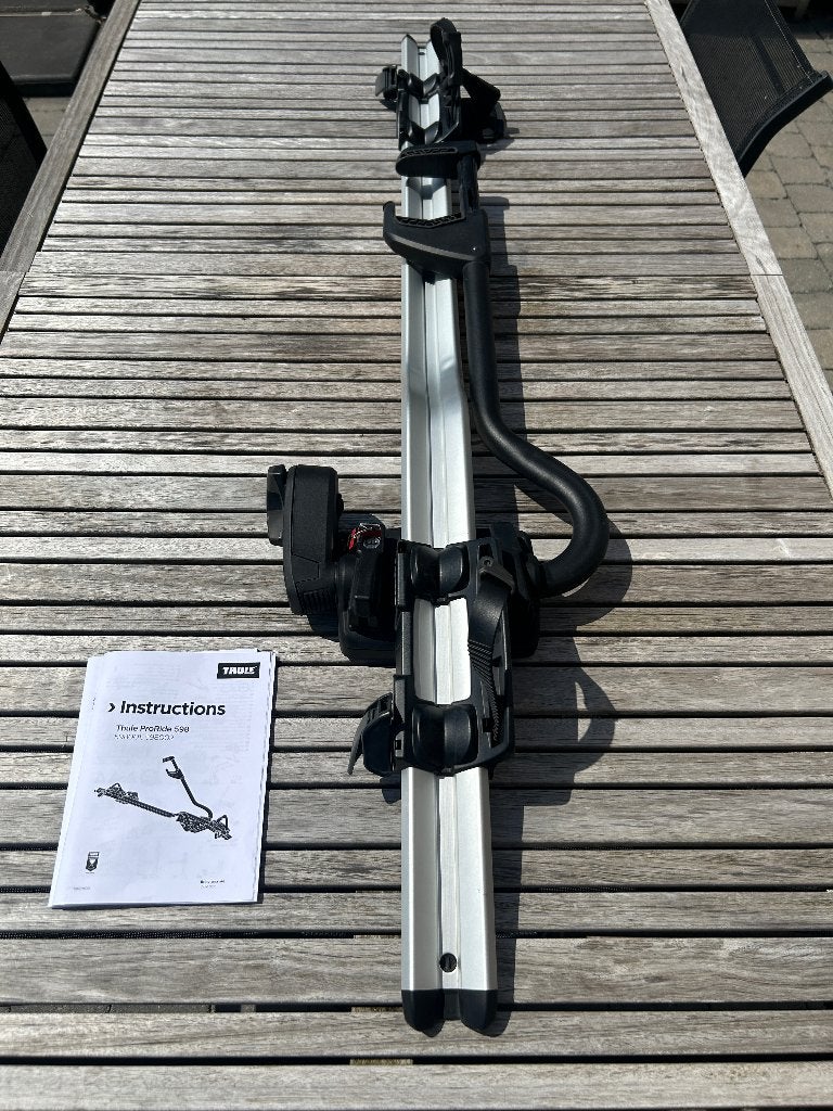 Thule Proride 598, Ophalen, 1 fiets, Zo goed als nieuw, Dakdrager