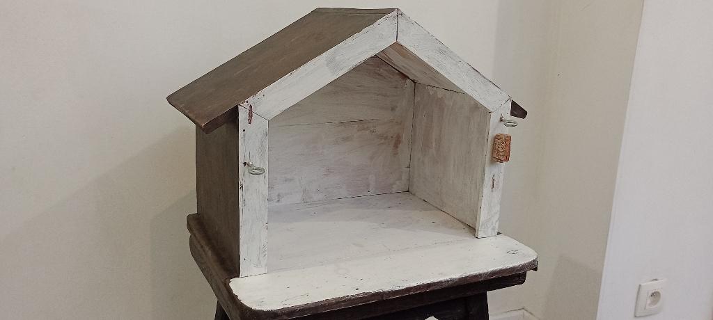 Structure bois DIY pour crèche ou marionnettes, Enlèvement ou Envoi, Utilisé, Bois, Autres types