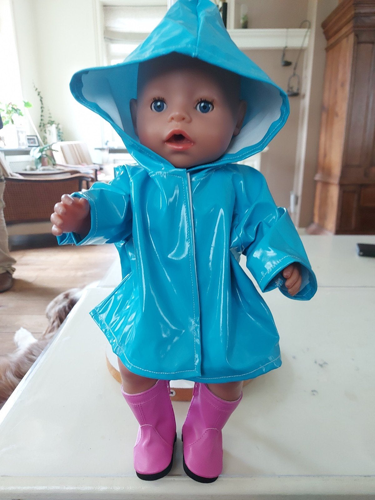 regen set laarsjes baby born pop 43cm nieuw, Ophalen of Verzenden, Nieuw, Babypop