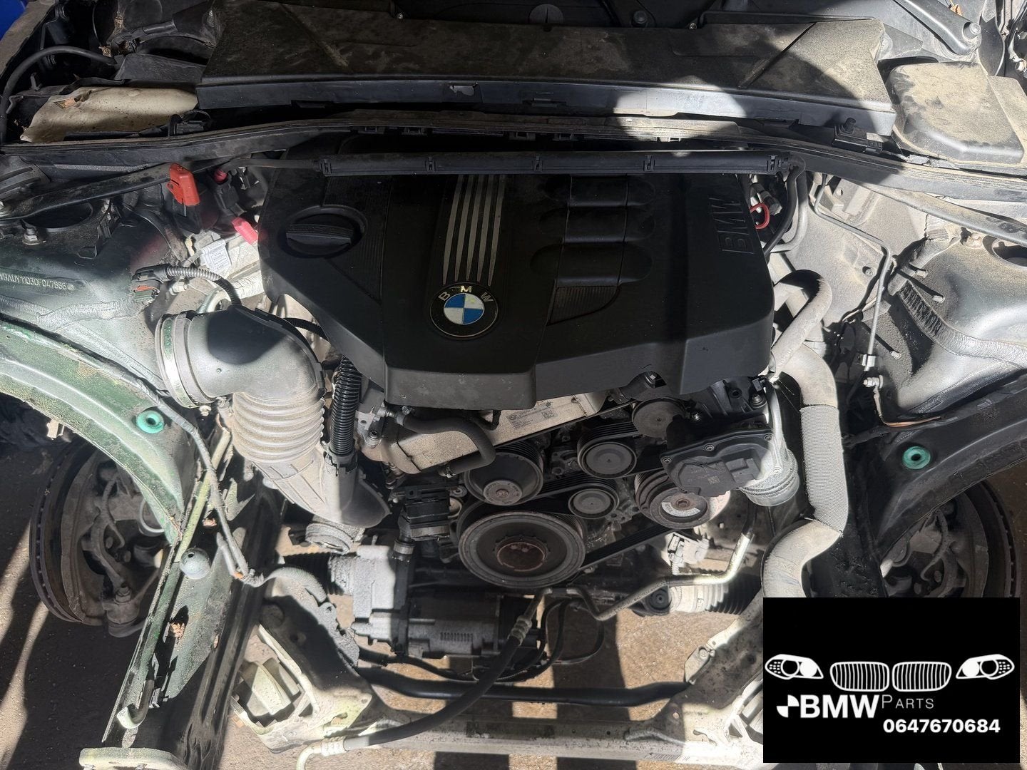N47D20C motor bmw 320D E90 E91 2012 versprongen distributie, -, Origine de la pièce connue, Utilisé, -