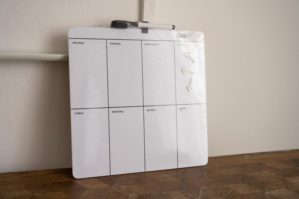 Hema whiteboard weekplanner 30x30, Huis en Inrichting, Woonaccessoires | Memoborden, Ophalen of Verzenden, Nieuw, Overige typen