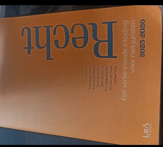 verkennende recht inleiding voor niet juristen, Boeken, Ophalen of Verzenden, Zo goed als nieuw, Hoger Onderwijs, Acco