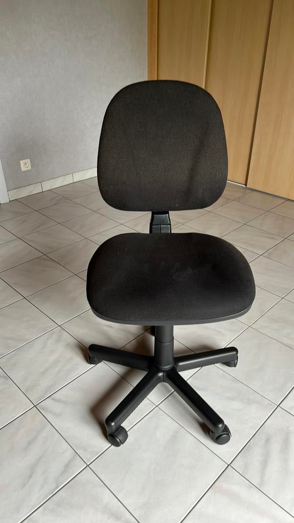 Fauteuil de bureau ajustable anthracite, Enlèvement, Comme neuf, Chaise de bureau