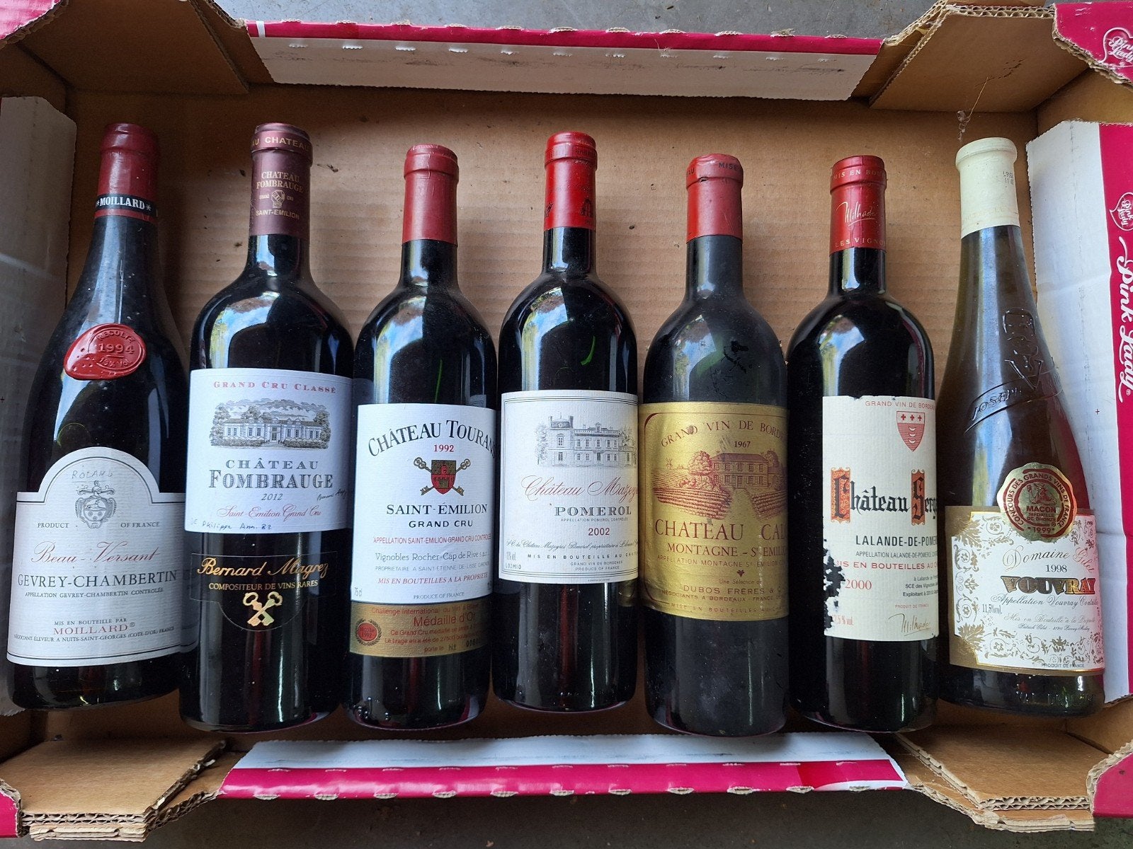 Anciennes bouteilles de vin pour collection, Verzamelen, Overige gebieden, Overige typen, Ophalen of Verzenden, Zo goed als nieuw