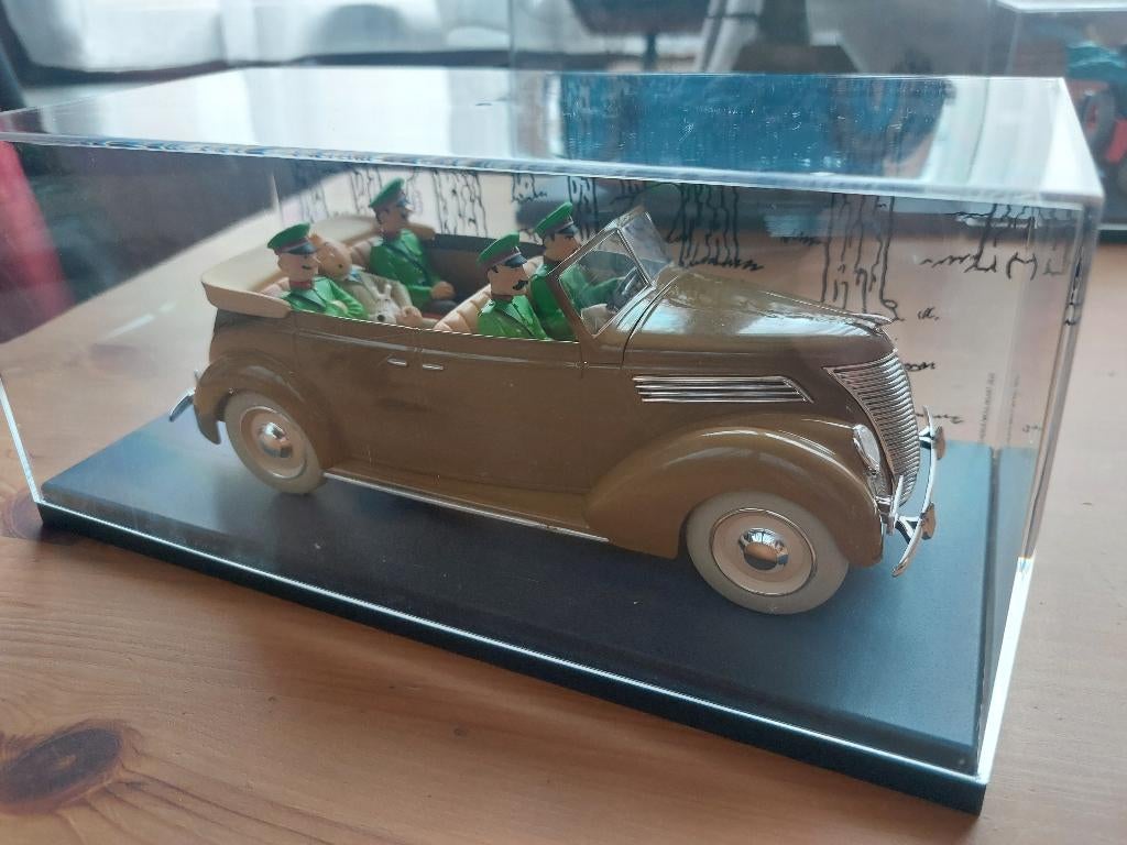 Voiture Tintin "la décapotable de l'embuscade", Enlèvement ou Envoi, Tintin, Utilisé, Statue ou Figurine