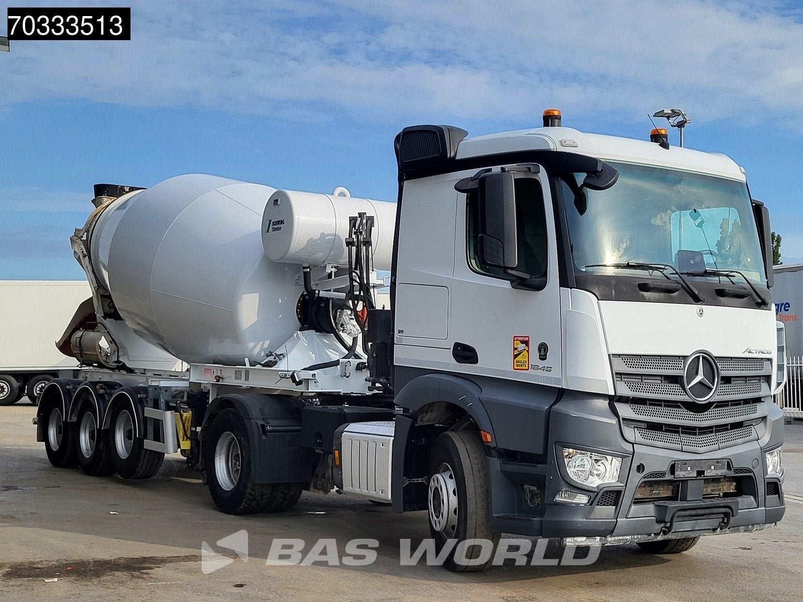 Mercedes Actros 1845 4X2 Concrete BPW 12m3 Retarder Hydrauli, Autos, Camions, Achat, Euro 6, Entreprise, Mercedes-Benz