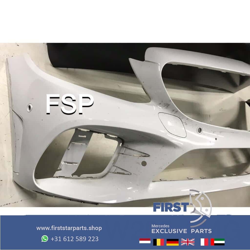 W205 C205 A205 S205 FACELIFT C43 AMG LINE VOORBUMPER WIT Mer, Gebruikt, -, Voor, Ophalen of Verzenden