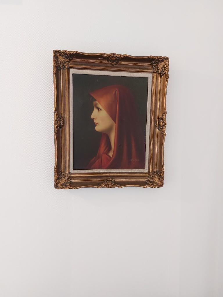 Antiek schilderij Heilige Fabiola (O'Connel), Antiek en Kunst, Ophalen