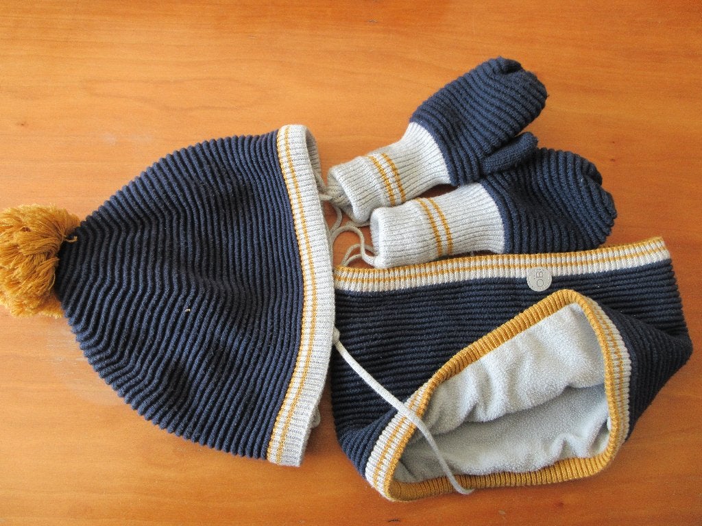 Muts, nekwarmer en wanten 3-5 jaar, Ophalen of Verzenden, Muts