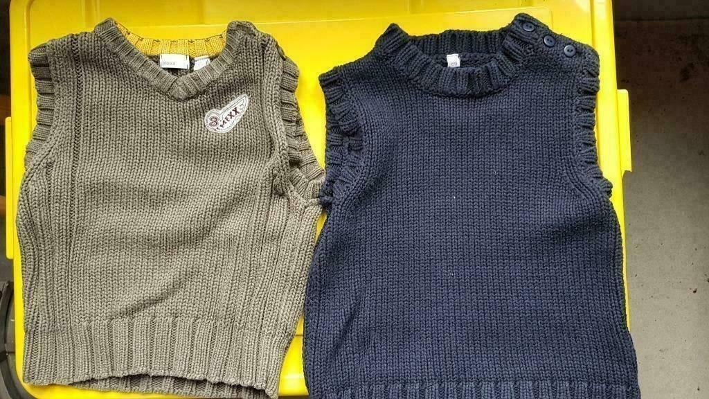 groene en blauwe debardeur maat 86, Kinderen en Baby's, Babykleding | Maat 86, Mexx, Gebruikt, Truitje of Vestje, Ophalen of Verzenden