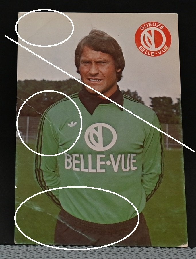 RSC Anderlecht Fotokaart Nico De Bree Belle Vue, Verzamelen, Sportartikelen en Voetbal, Verzenden, Gebruikt, Spelerskaart