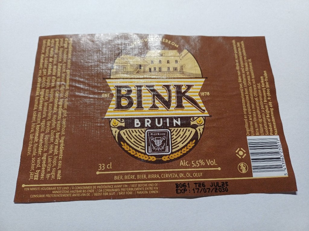Étiquettes de bière, Collections, Enlèvement, Utilisé, Autres types, Autres marques