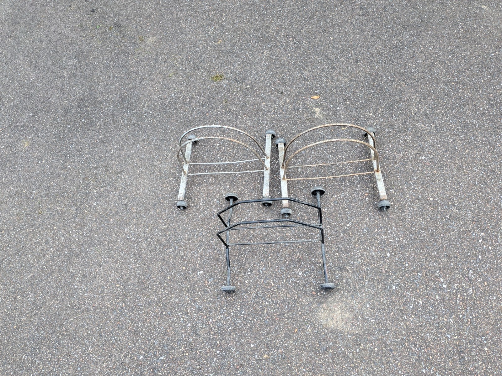 Fiets karretjes om mtb in te stallen, Ophalen