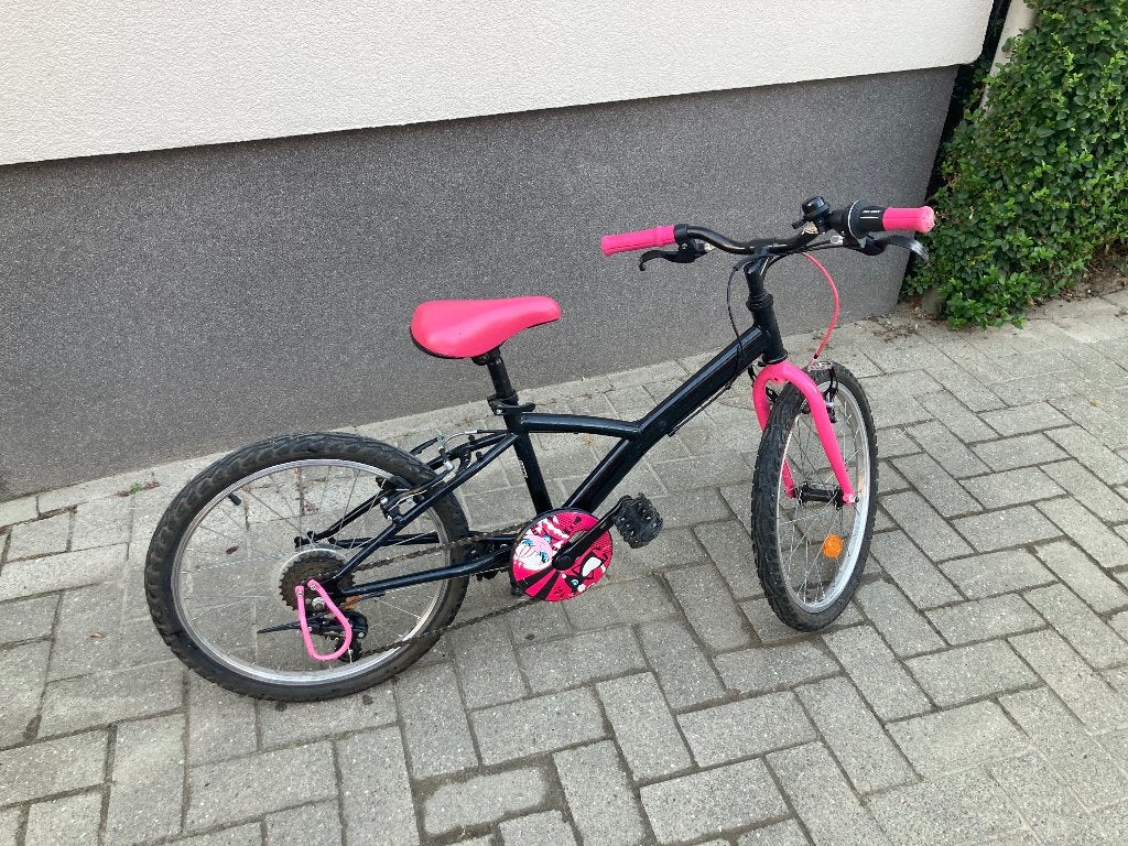 B’Twin Spy Hero Girl 500 kinderfiets 16 inch – roze/zwart, B-Twin, 16 à 20 pouces, Enlèvement, Utilisé