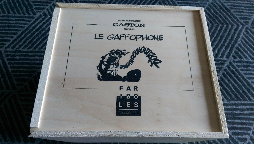 FARIBOLES FRANQUIN GASTON GAFFOPHONE, Verzamelen, Ophalen of Verzenden, Guust of Robbedoes, Nieuw, Beeldje of Figuurtje