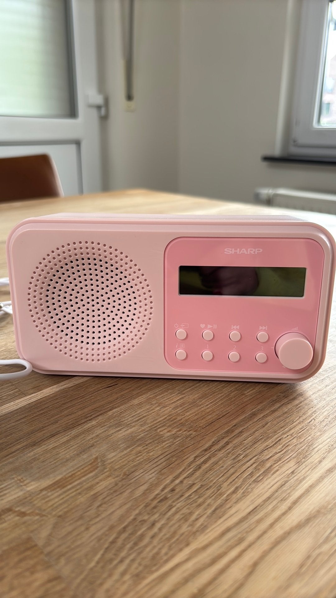 Sharp DR-P420 roze DAB+ Bluetooth radio – zo goed als nieuw, Enlèvement ou Envoi, Comme neuf, Radio