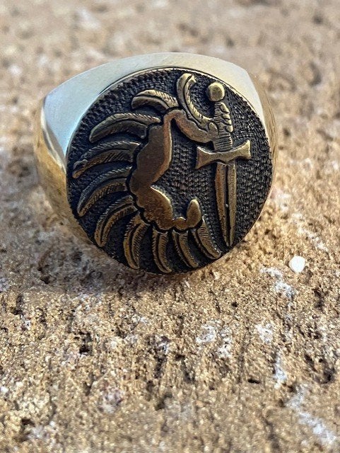 militaire ring, Verzamelen, Militaria | Algemeen, Ophalen of Verzenden, Luchtmacht, Overige typen