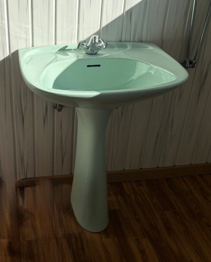 Retro lavabo te koop, Ophalen, Gebruikt