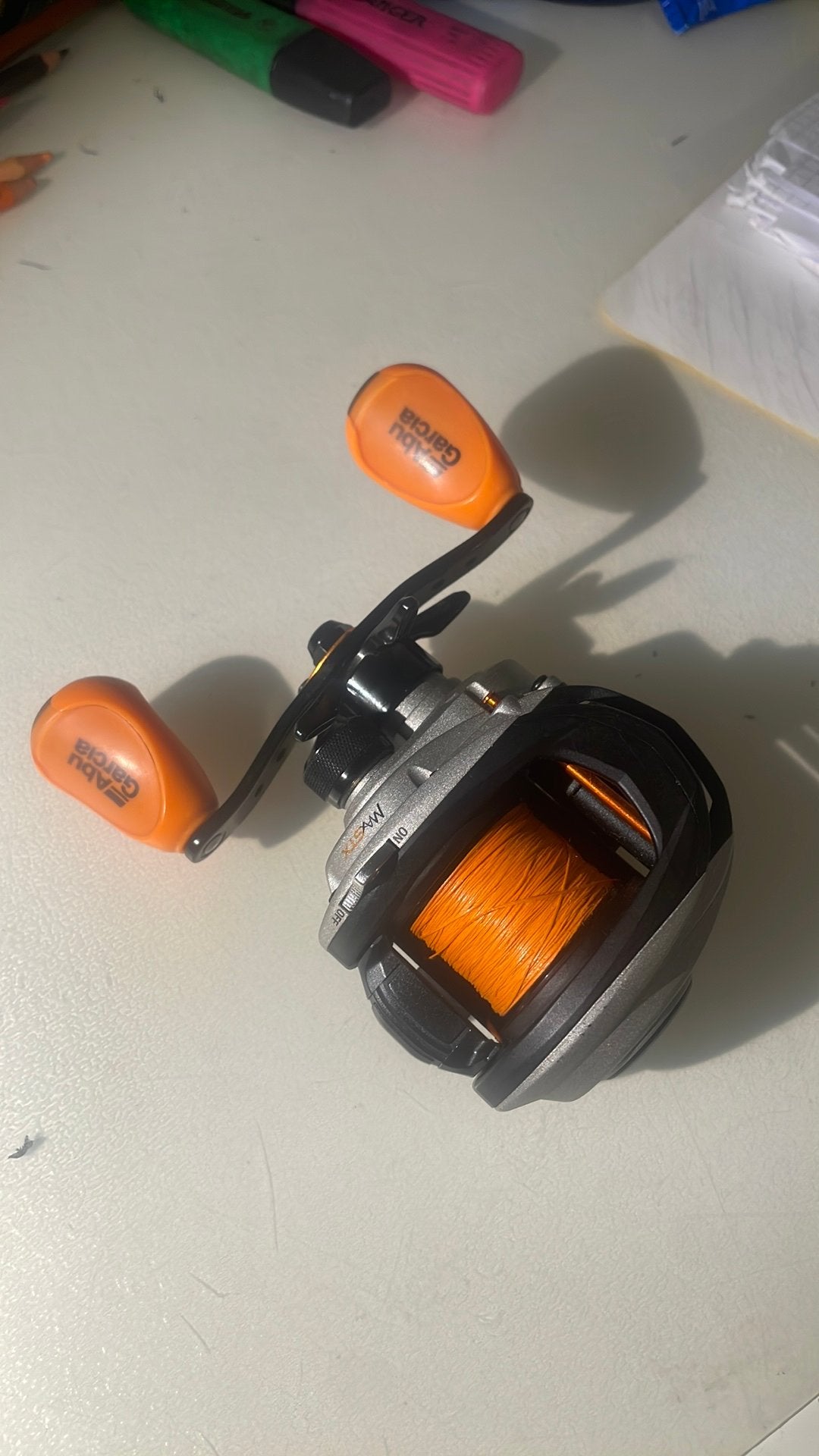 Moulinet casting abu garcia, Enlèvement ou Envoi, Comme neuf, Moulinet