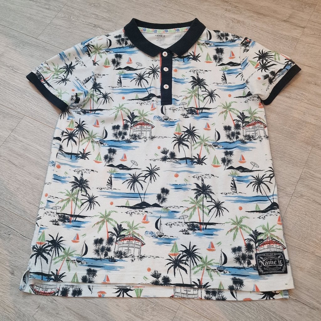 Polo Name it 158 - 164, Kinderen en Baby's, Kinderkleding | Maat 158, NAME IT., Overhemd of Blouse, Ophalen of Verzenden, Zo goed als nieuw