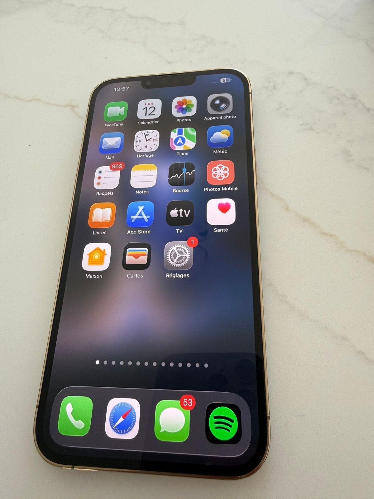 Iphone 13 PRO MAX 128 Go, Télécoms, Enlèvement ou Envoi, Comme neuf, 128 GB, IPhone 13 Pro Max
