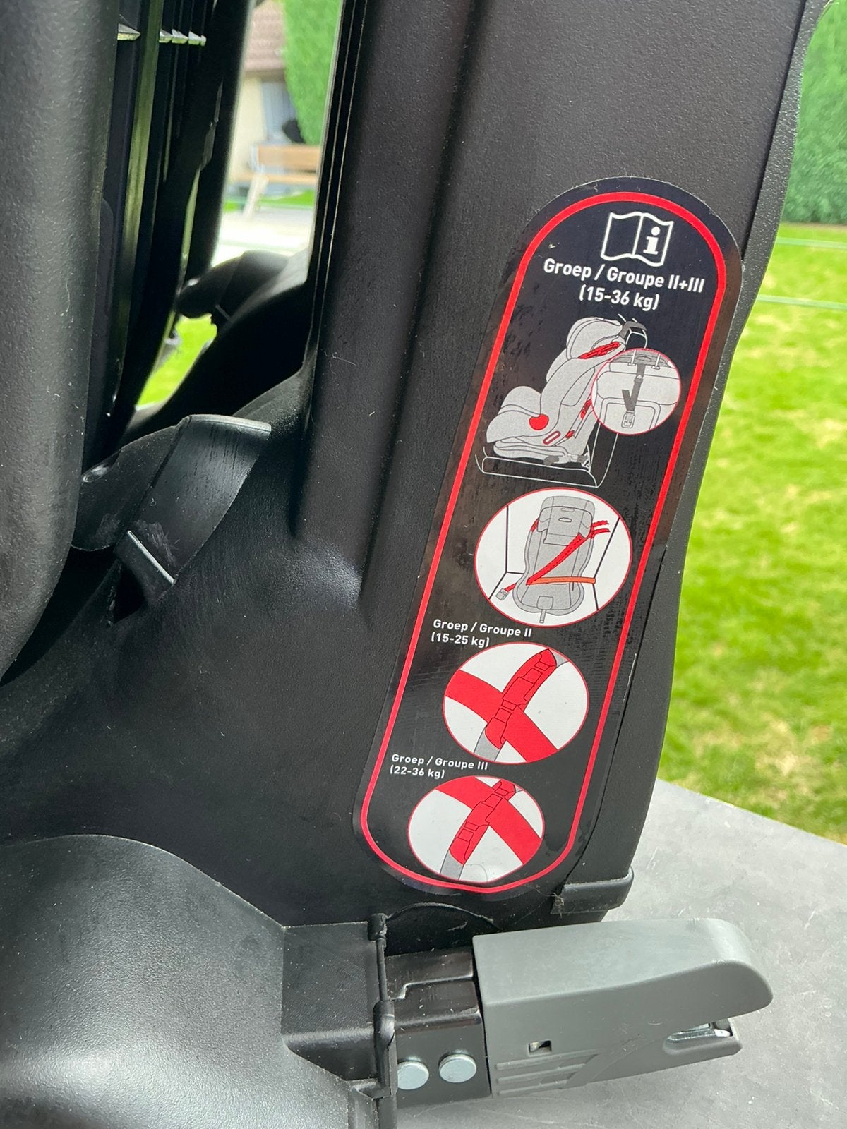Siège isofix, Enfants & Bébés, Enlèvement, Comme neuf, Isofix