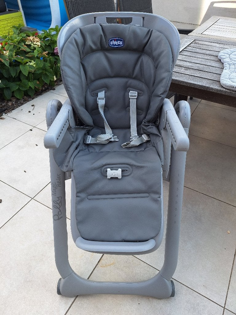Inklapbare kinderstoel Chicco, Kinderen en Baby's, Kinderstoelen, Ophalen, Gebruikt, Inklapstoel, Afneembaar eetblad