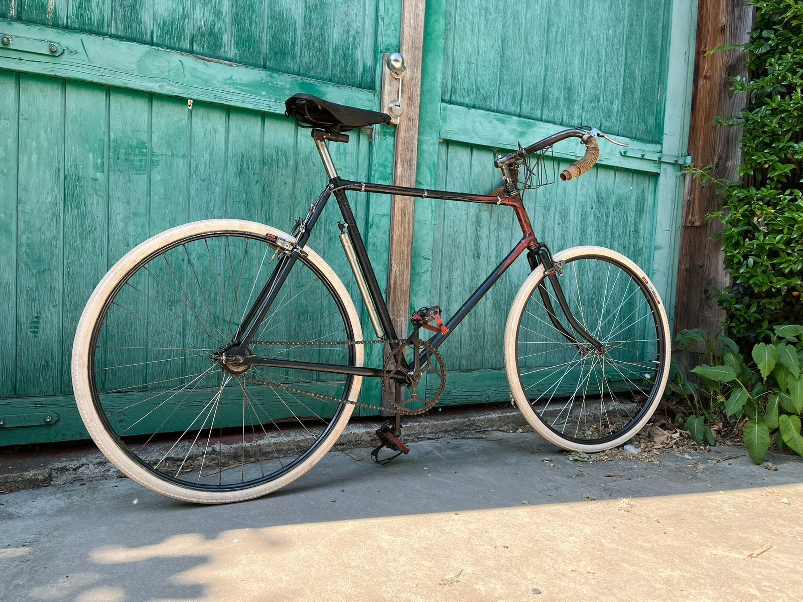 Antieke racefiets Anvers vélo 1910-1920, Ophalen
