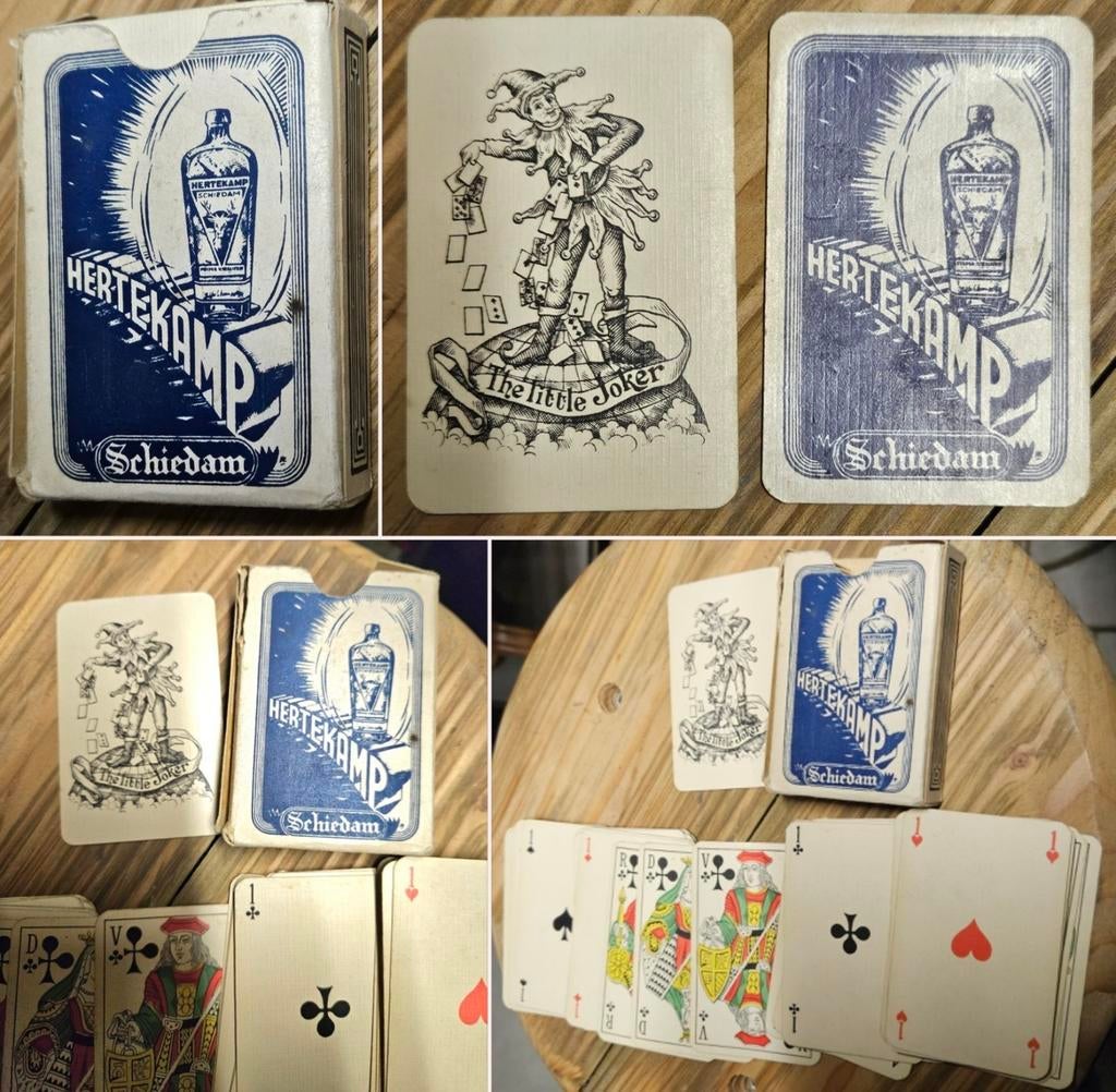 Cartes à jouer vintage Hertekamp Schiedam
Cet objet, Collections, Cartes à jouer, Jokers & Jeux des sept familles, Carte(s) à jouer
