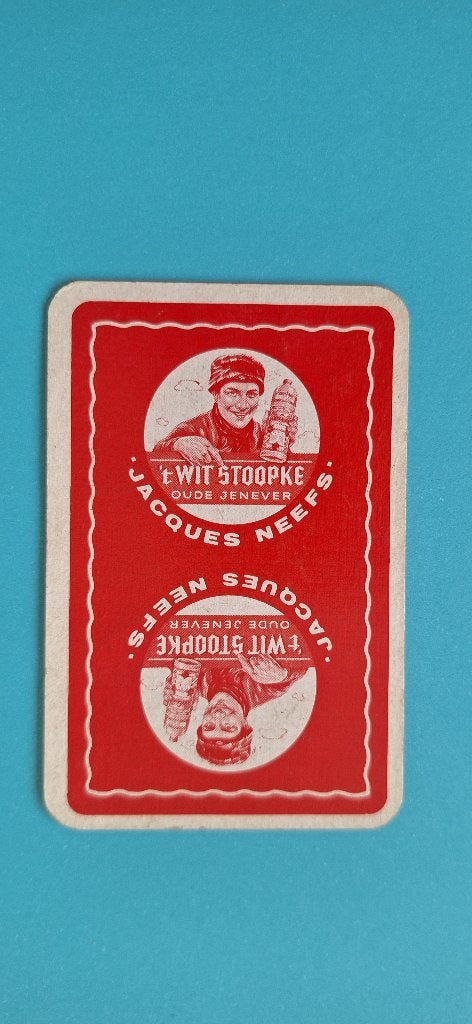 Carte à jouer 't Wit Stoopke, J. Neefs_Antwerpen_12, Collections, Enlèvement ou Envoi, Utilisé