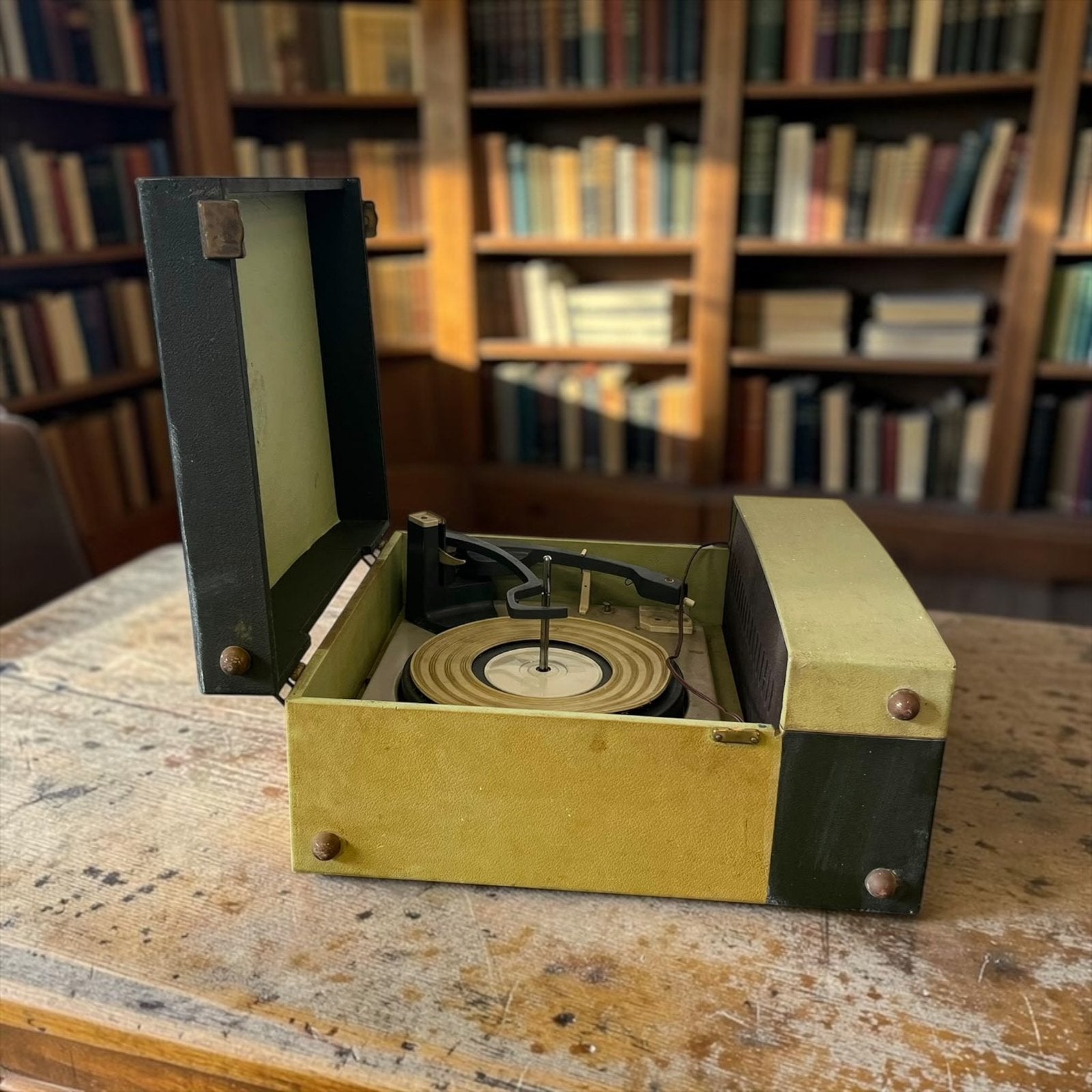 Étui vintage pour radio/tourne-disques PORTADYNE, Enlèvement