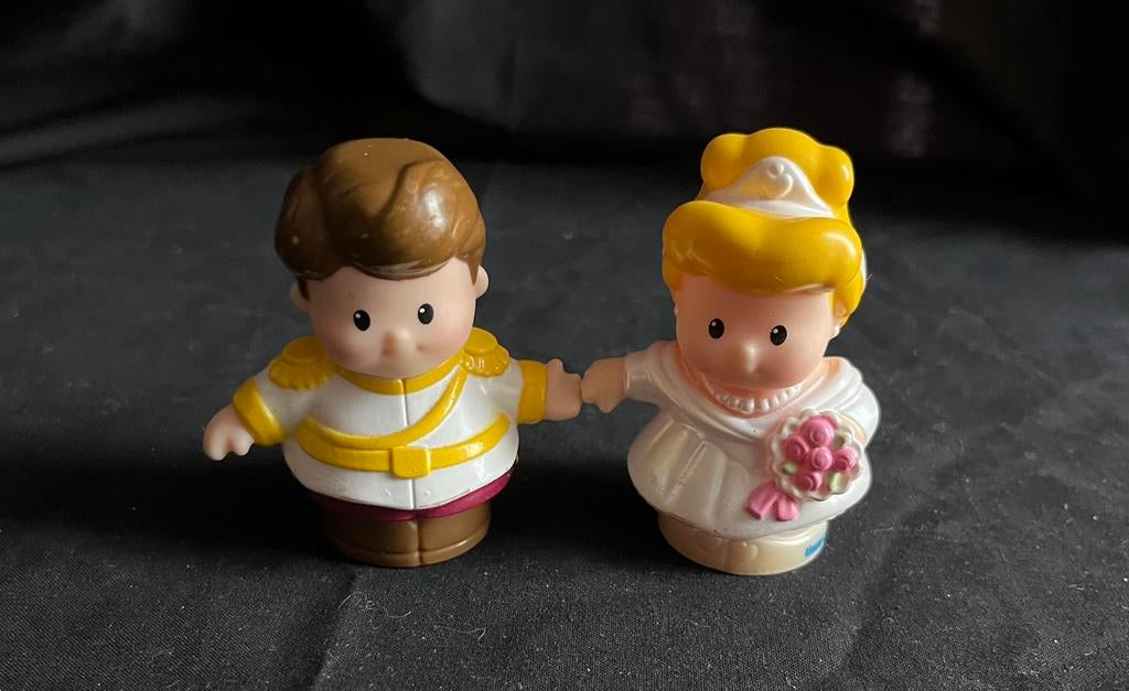 Little People |2012 | Disney| | Assepoester & Prins Charming, Ophalen of Verzenden, Gebruikt, Speelset