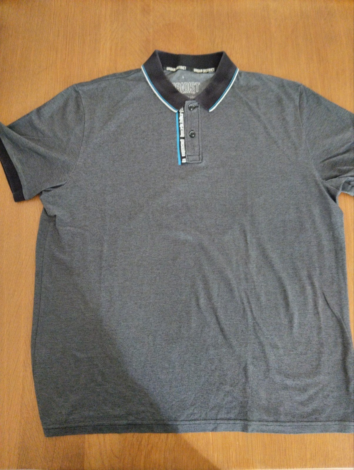 polo d'été gris Angelo Litrico L, Envoi, Taille 52/54 (L), Gris