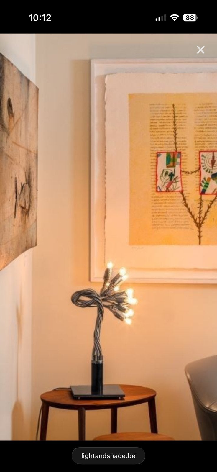 Ensemble de luminaires, Enlèvement