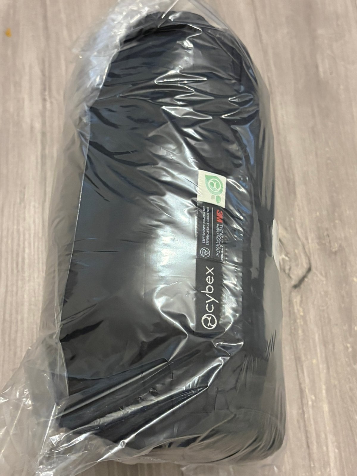 Cybex snogga voetenzak moon black/black, Enlèvement ou Envoi, Comme neuf, Couverture pieds