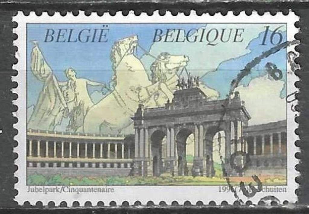 Belgique 1996 - Yvert/OBP 2645 - Bruxelles - Par du Ci (ST), Timbres & Monnaies, Envoi, Affranchi, Oblitéré, Europe