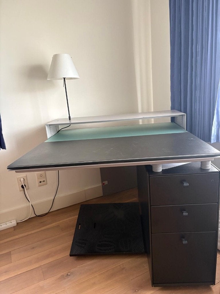 Bulo bureautje m2, Huis en Inrichting, Ophalen, Zwart, Metaal, 100 cm