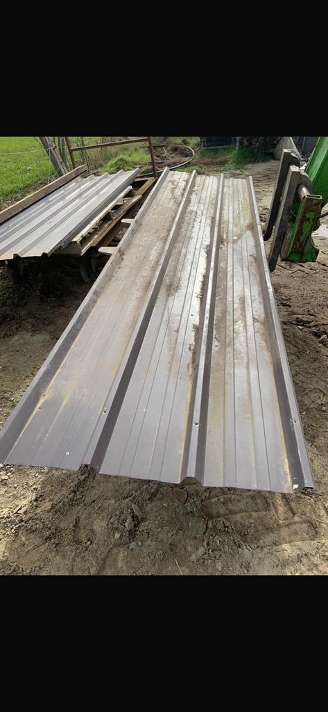 Profielplaten/stalen dakplaten, Doe-het-zelf en Bouw, Ophalen, Gebruikt, Overige kleuren, 15 m² of meer
