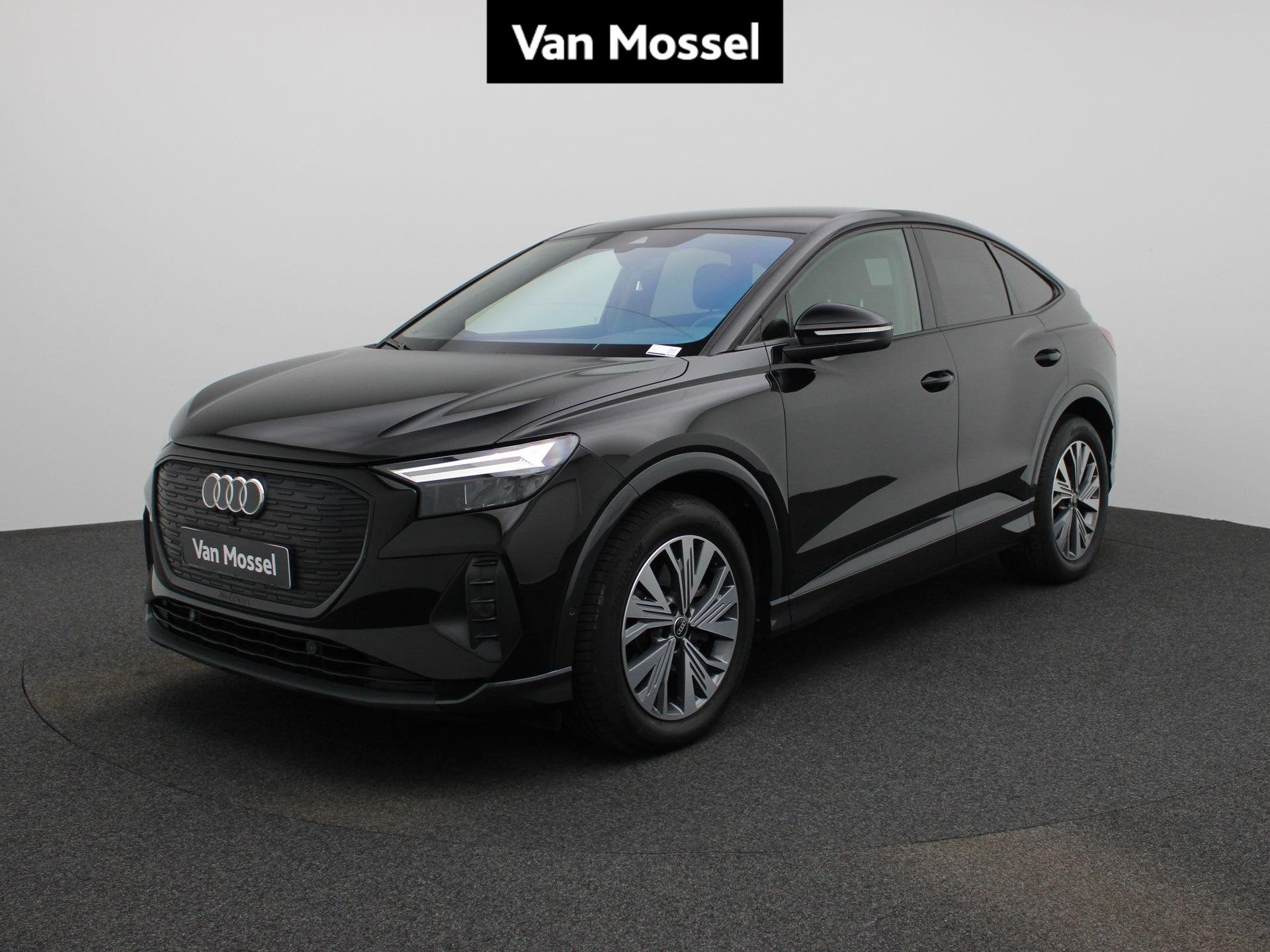 Audi Q4 Sportback e-tron 50 quattro, Autos, 299 ch, Achat, Volant multifonction, Noir