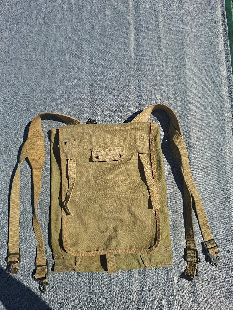 AVERSACK M-1928 BAGCRAFT LTD  BRITSE MAKELIJ 1944  WW2 TBE, Verzamelen, Ophalen of Verzenden, Landmacht, Overige typen