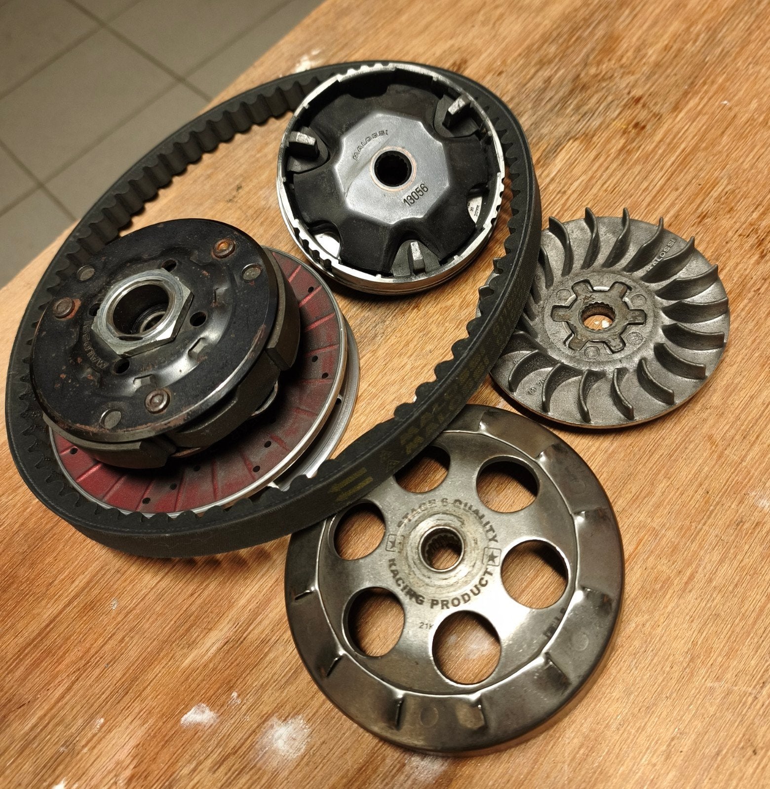 Hmr Malossi set , MbK booster, Vélos & Vélomoteurs, Pièces de cyclomoteur | Général, Enlèvement ou Envoi