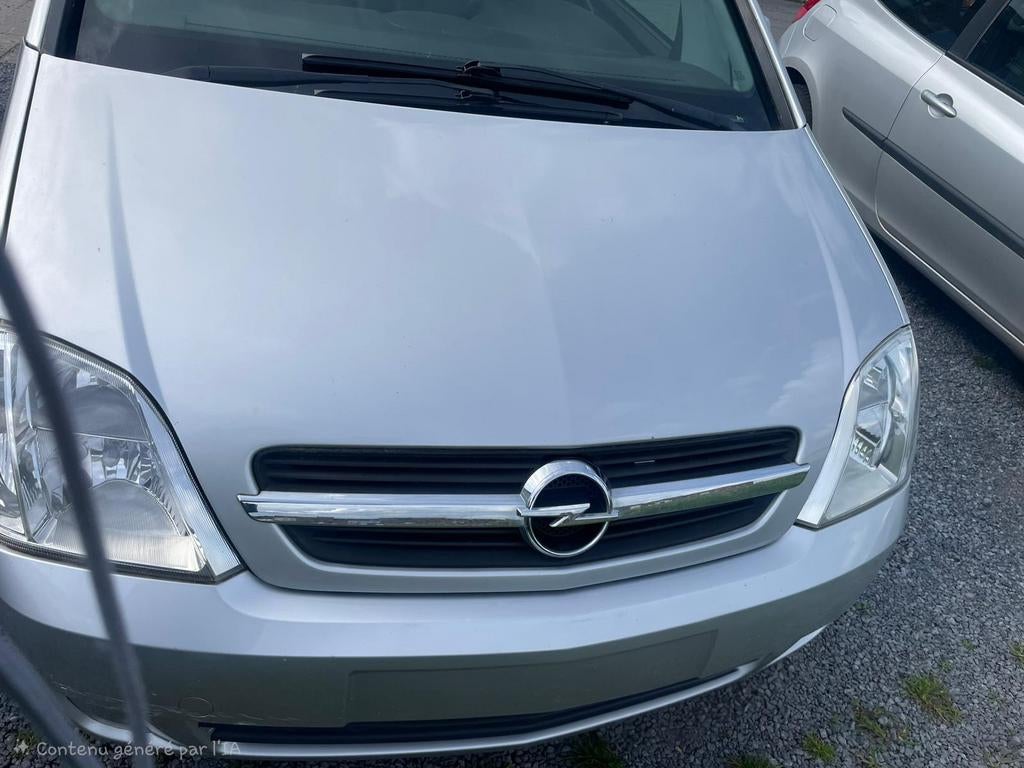 Opel Meria 2005, 1.7cdti, Autos, Opel, Argent ou Gris, Achat, Boîte manuelle, Noir