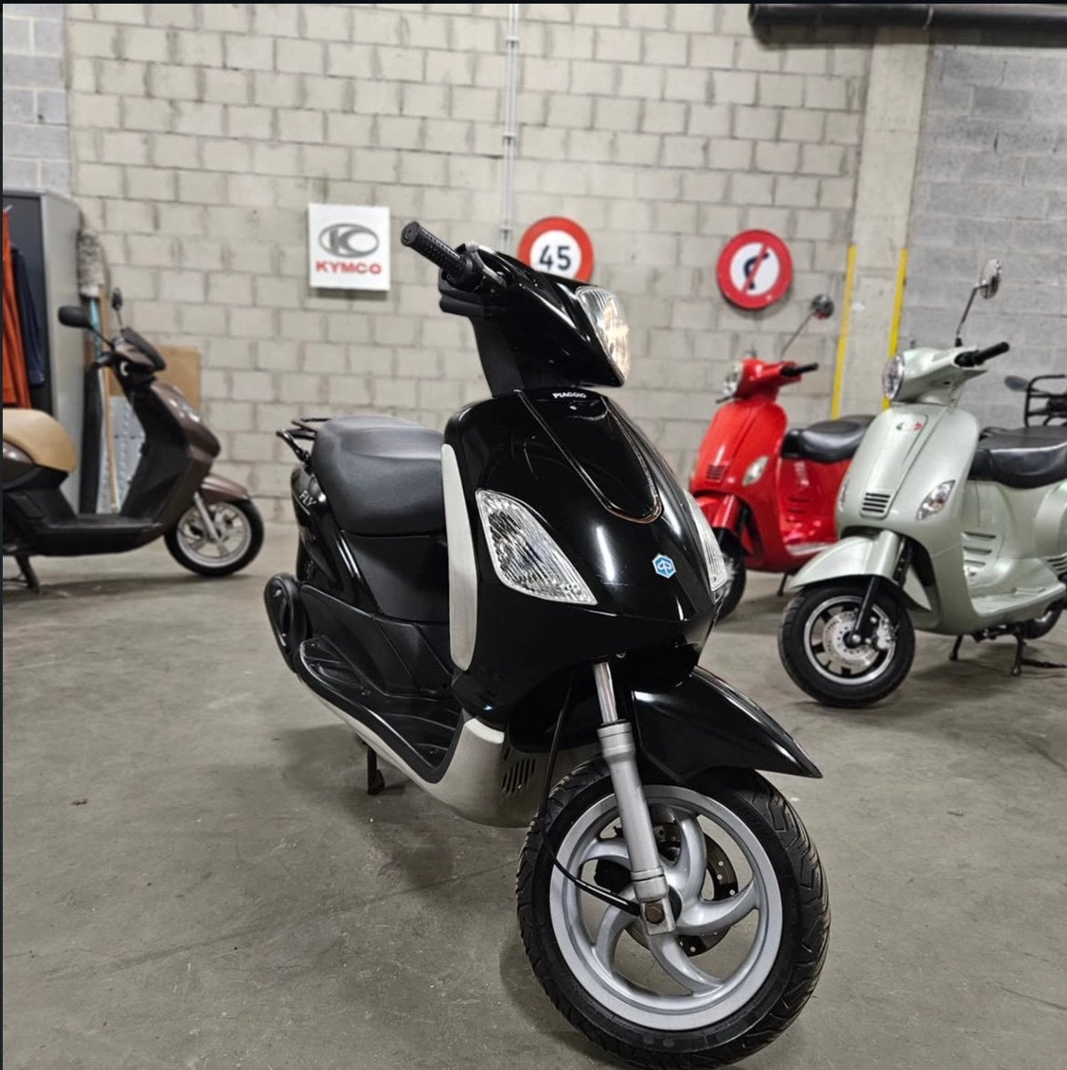 Piaggio fly, Ophalen, Zo goed als nieuw