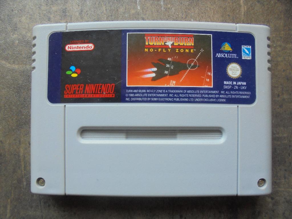 Turn And Burn No-Fly Zone voor SNES (zie foto's), Games en Spelcomputers, Games | Nintendo Super NES, Gebruikt, Verzenden, 1 speler
