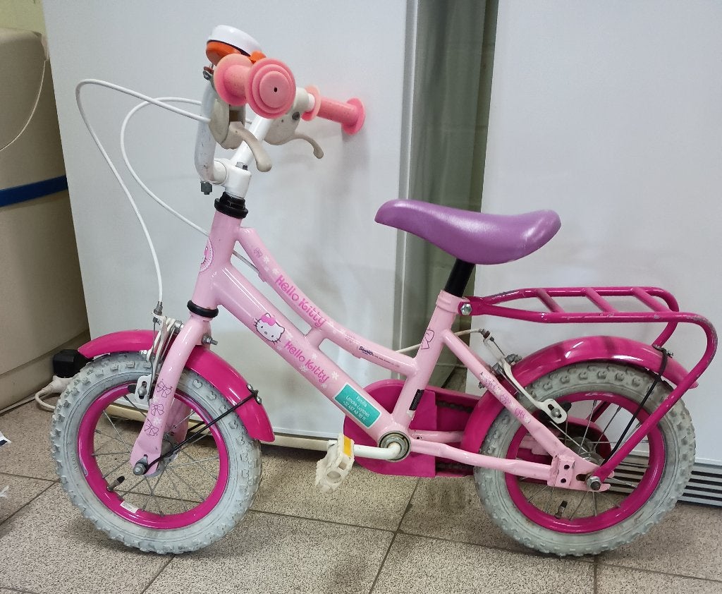 Kinderfiets meisje hello Kitty, Enlèvement, Utilisé, Hello kitty