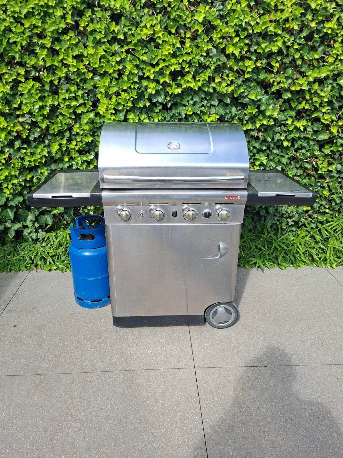 Gasbarbecue in werkende staat inox.opkuiser., Jardin & Terrasse, Enlèvement
