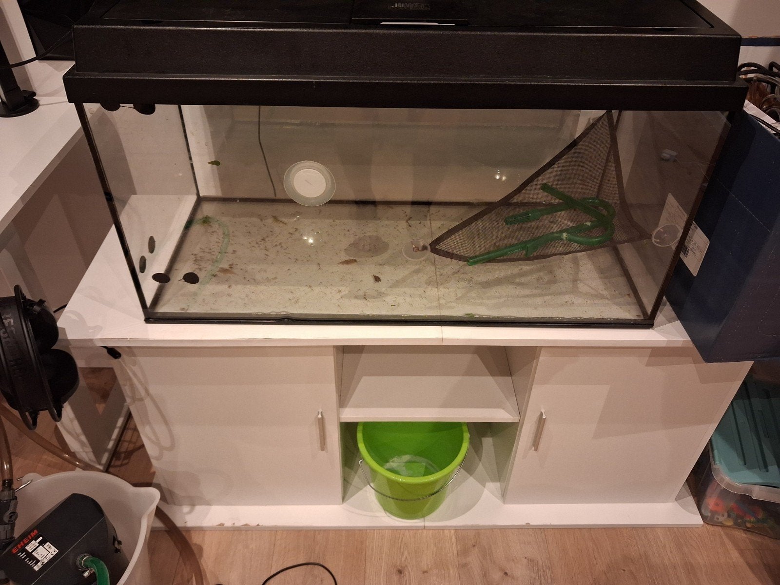 Complete Juwel Aquariumset met meubel, Eheim buitenfilter, Dieren en Toebehoren