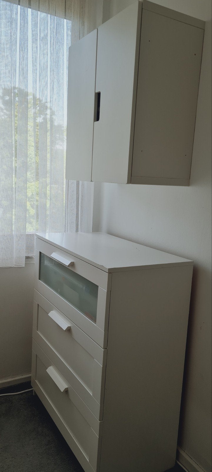 IKEA BRIMNES
2 dressoirs, 3 laden + STUVA hangkast, Ophalen